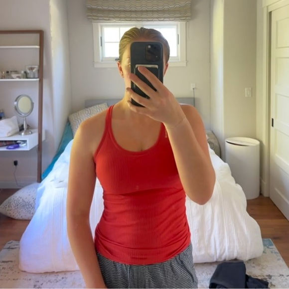 Dark Orange Razorback Athletic Tank - Picture 1 of 6